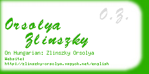 orsolya zlinszky business card